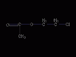 2-Chloroethyl acetate structural formula