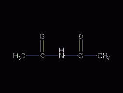 Diacetylamide structural formula