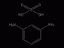 M-phenylenediamine sulfate structural formula