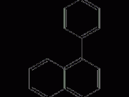 1-Phenylnaphthalene Structural Formula