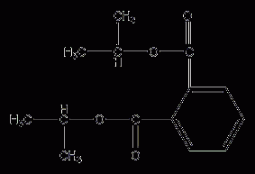 Isopropyl phthalate structural formula