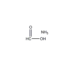 Ammonium formate structural formula