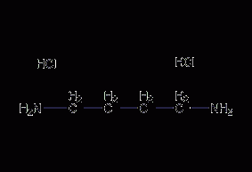 1,4-diaminobutane dihydrochloride structural formula