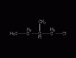 1-chloro-2-methylbutane structural formula