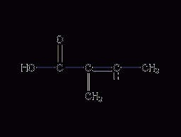 Angelica acid structural formula