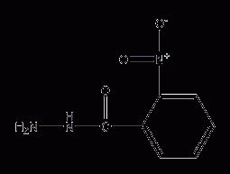 2-Nitrophenylhydrazine Structural Formula