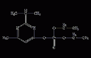 Diazinon structural formula