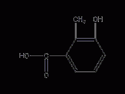 3-hydroxy-2-methylbenzoic acid structural formula