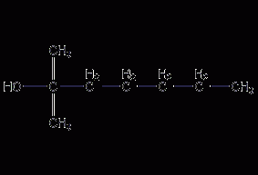 2-methyl-2-heptanol structural formula