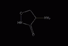 D-cycloserine structural formula