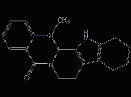 Evodiamine structural formula