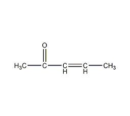 3-penten-2-one structural formula