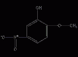 2-methoxy-5-nitrophenol structural formula