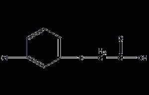 3-Chlorophenoxyacetic acid structural formula