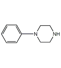 1-phenylpiperazine structural formula