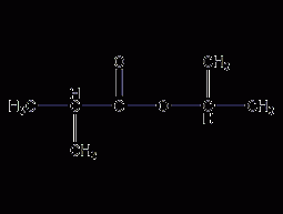 Isopropyl isobutyrate structural formula