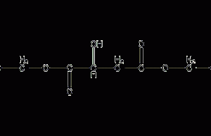 DL-diethyl malate structural formula