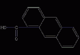 1-anthracenecarboxylic acid structural formula