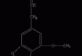 Myristyl ether structural formula