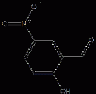 5-Nitrosalicylicaldehyde structural formula