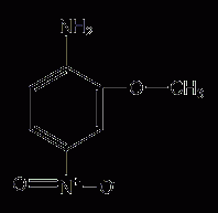 2-methoxy-4-nitroaniline structural formula