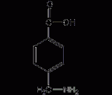 4-aminomethylbenzoic acid structural formula