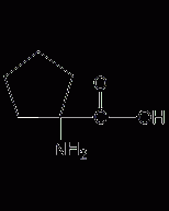 1-amino-1-cyclopentacarboxylic acid structural formula