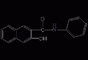 N-(3-hydroxy-2-naphthoyl)aniline structural formula