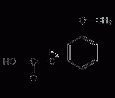 2-methoxyphenylacetic acid structural formula