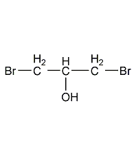 1,3-dibromo-2-propanol structural formula