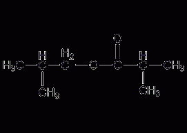 Isobutyl isobutyrate structural formula