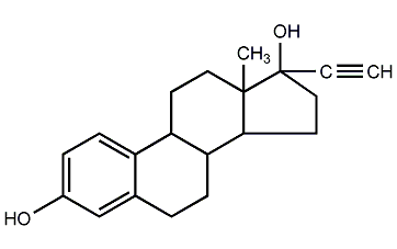 Ethinyl Estradiol Structural Formula