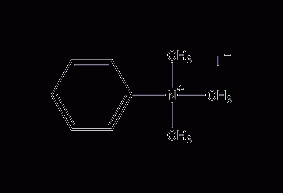 Phenyltrimethylammonium iodide structural formula